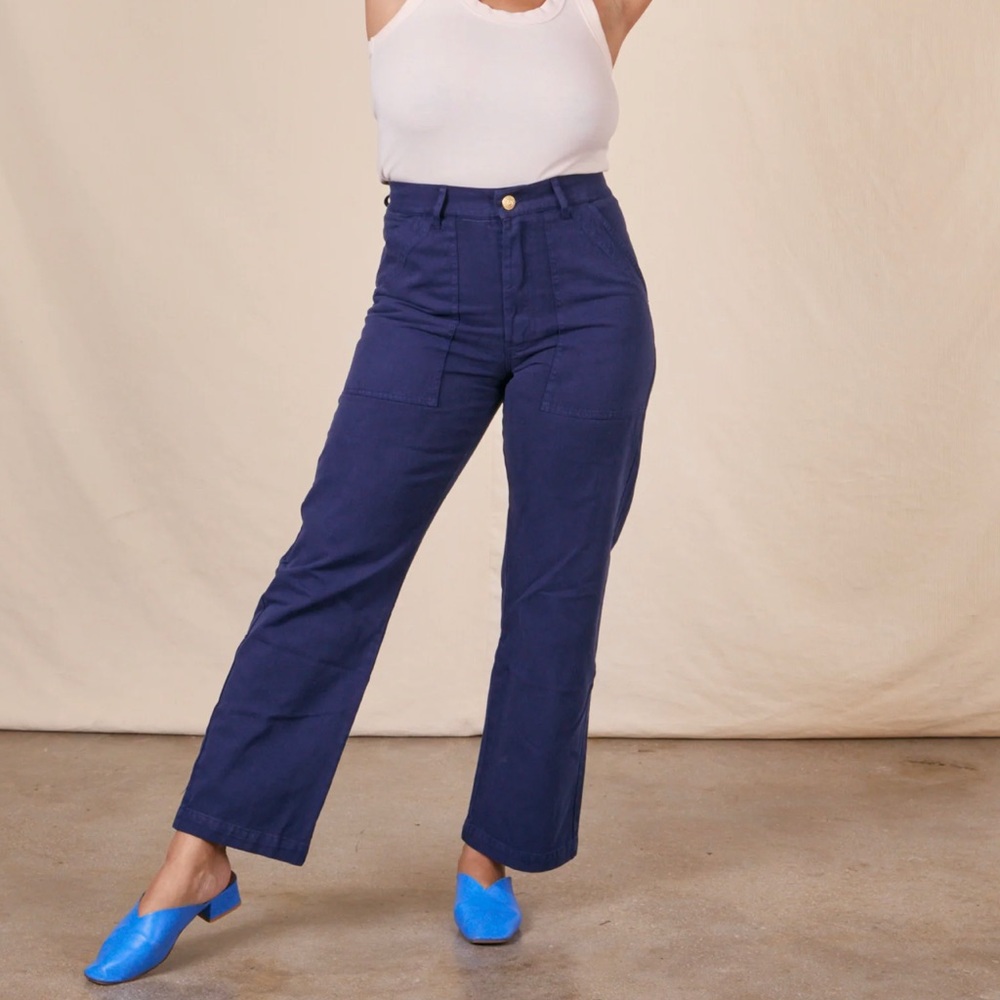 Big Bud Work Pants 🌼 Navy Blue Large